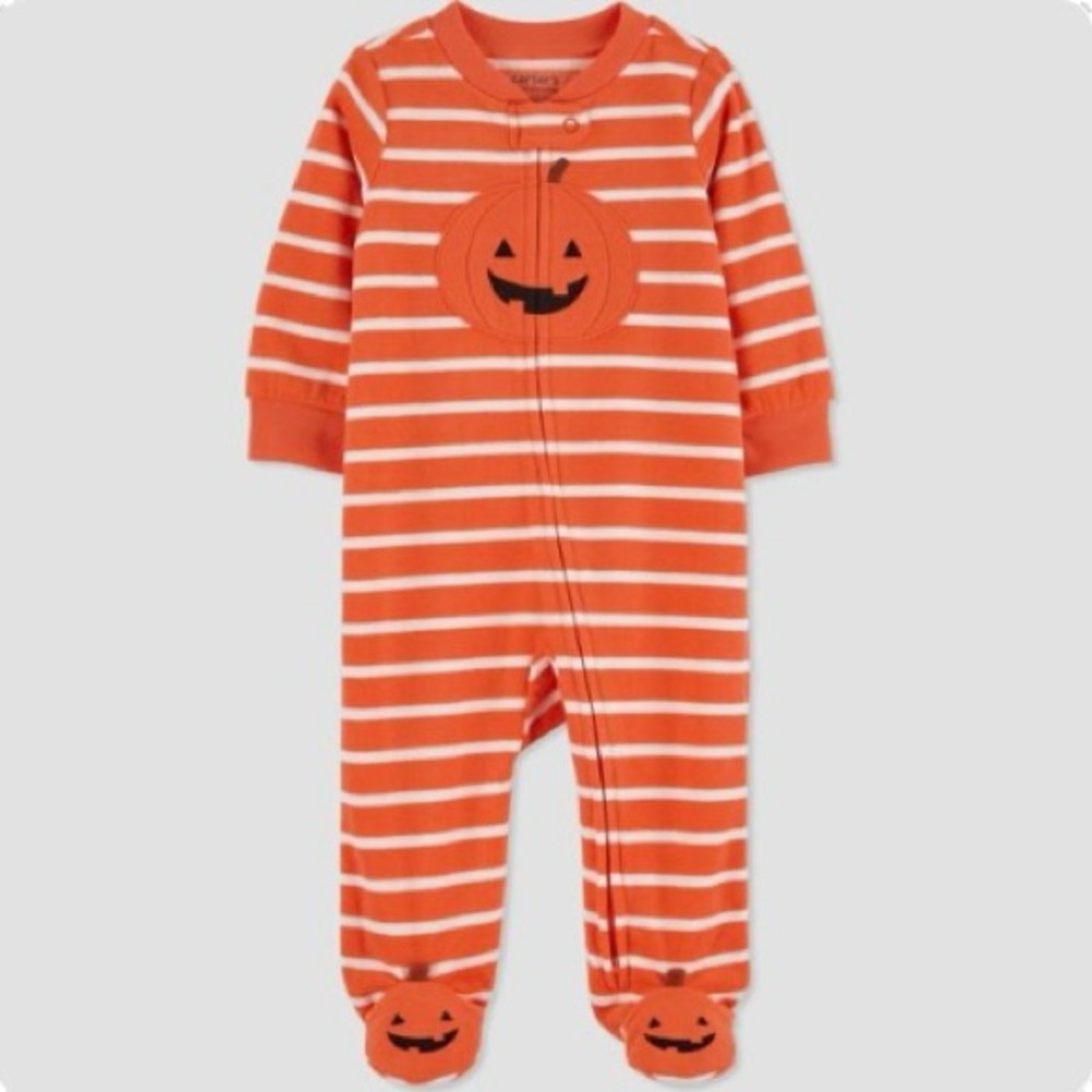Carter’s Fleece Pumpkin Pajama